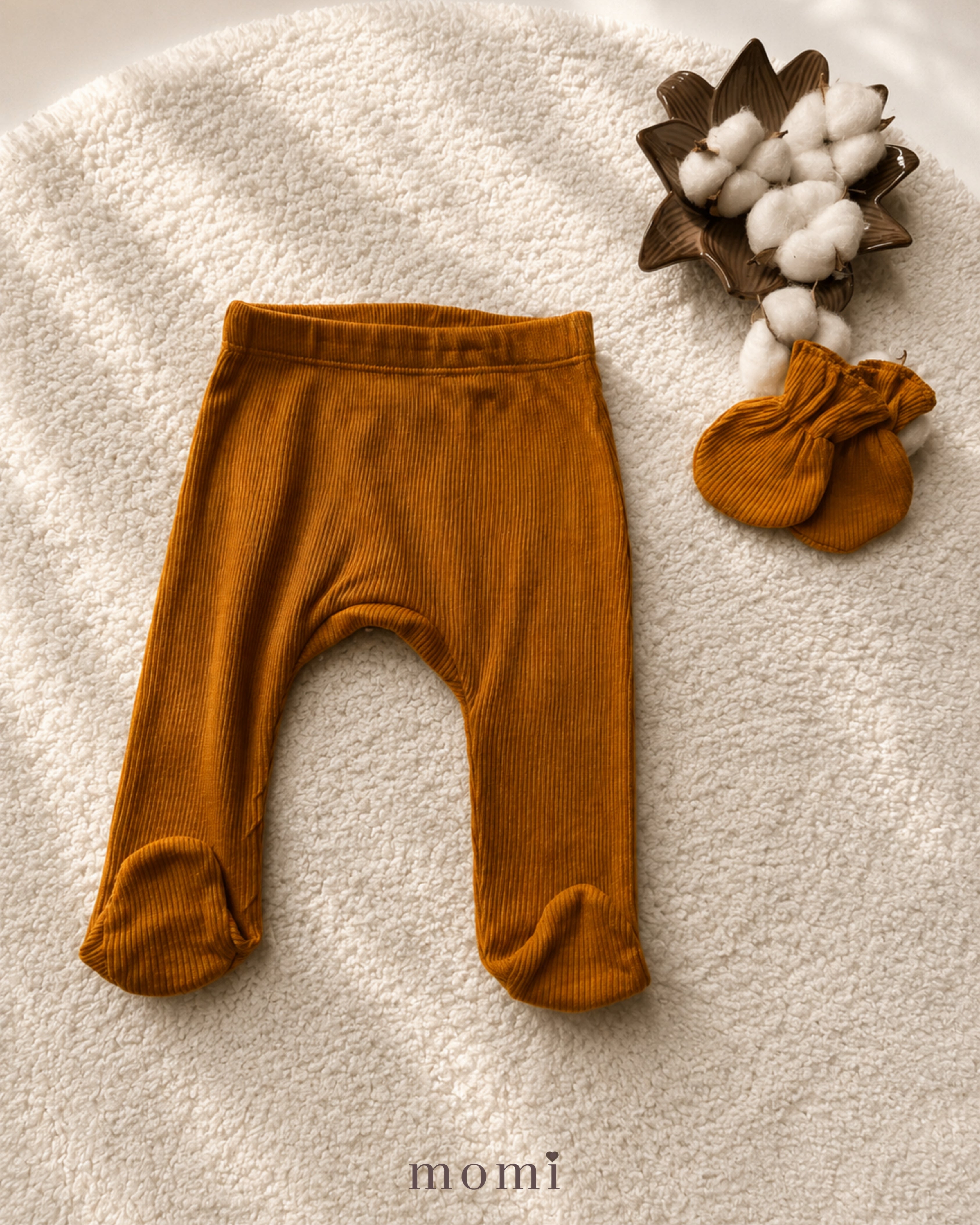 Set za novorodjenče 4Pcs | S002 (Oker )